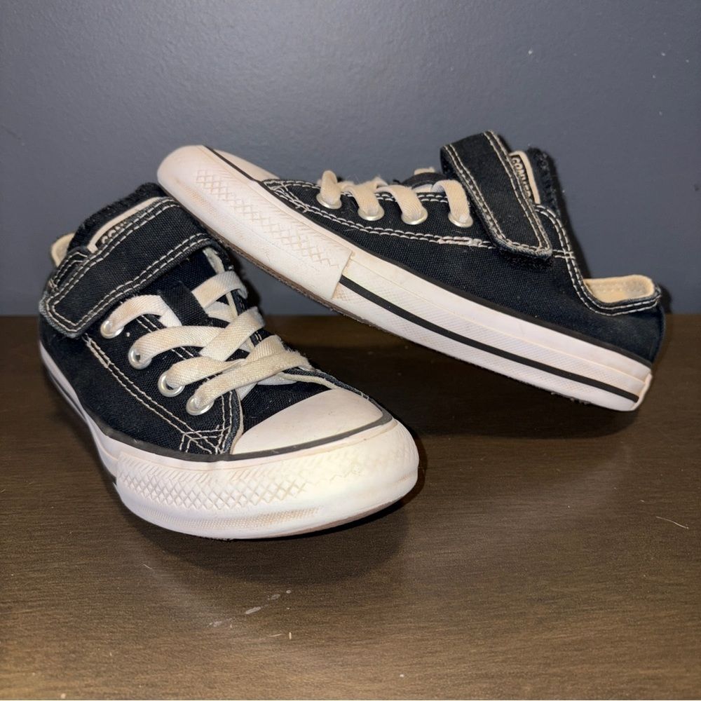 Converse Kids Chuck Taylor All Star 1V Easy-On Low Top Sneakers Youth 13 Black